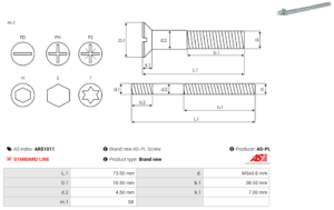 Vis/Ecrou ARS1011
