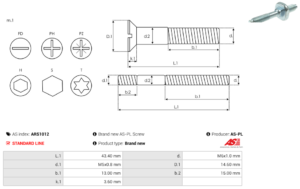 Vis/Ecrou ARS1012