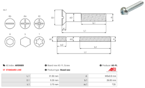 Vis/Ecrou ARS9009