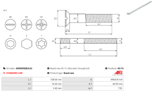 Vis/Ecrou ARS0020(BULK)