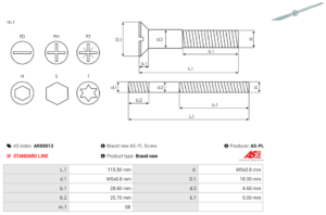 Vis/Ecrou ARS9013
