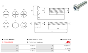 Vis/Ecrou ARS9014