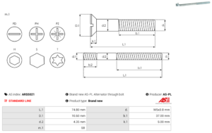 Vis/Ecrou ARS5021