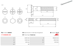 Vis/Ecrou ARS0021