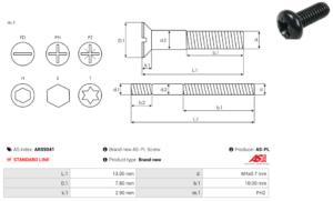 Vis/Ecrou ARS9041