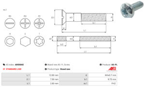 Vis/Ecrou ARS9042