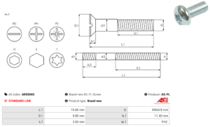 Vis/Ecrou ARS9043