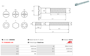 Vis/Ecrou ARS9045
