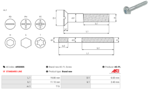 Vis/Ecrou ARS0005