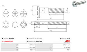 Vis/Ecrou ARS0006