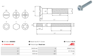 Vis/Ecrou ARS0002