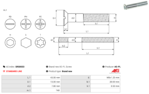 Vis/Ecrou SRS0033