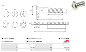 Vis/Ecrou SRS1027