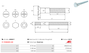 Vis/Ecrou ARS6017