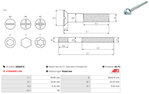 Vis/Ecrou ARS6018