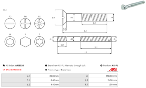 Vis/Ecrou ARS6026