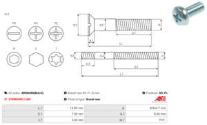Vis/Ecrou ARS6028(BULK)