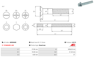 Vis/Ecrou ARS5044S