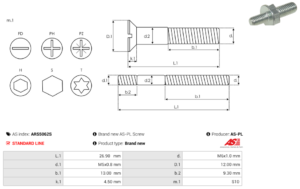 Vis/Ecrou ARS5062S