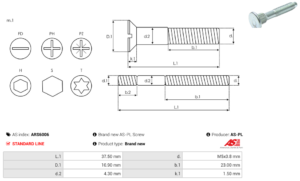 Vis/Ecrou ARS6006