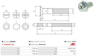 Vis/Ecrou ARS6009