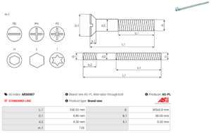 Vis/Ecrou ARS0007