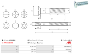 Vis/Ecrou ARS9083S