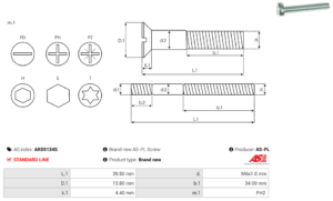 Vis/Ecrou ARS9134S
