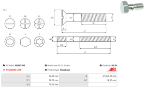 Vis/Ecrou ARS9136S