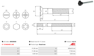 Vis/Ecrou ARS3055S