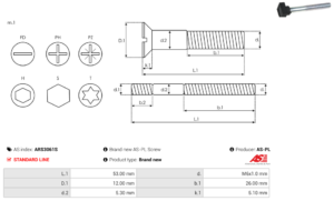 Vis/Ecrou ARS3061S