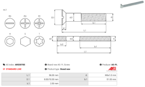 Vis/Ecrou ARS3070S