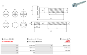 Vis/Ecrou ARS4004