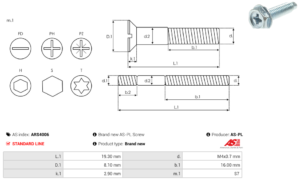 Vis/Ecrou ARS4006