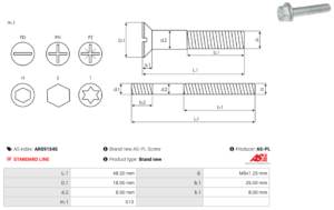 Vis/Ecrou ARS9154S