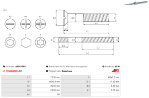 Vis/Ecrou ARS9156S