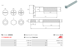 Vis/Ecrou ARS0054