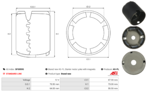 Carcasse de démarreur SF5059S