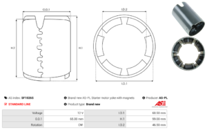 Carcasse de démarreur SF1026S