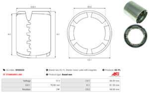 Carcasse de démarreur SF6022S