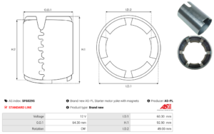 Carcasse de démarreur SF6029S